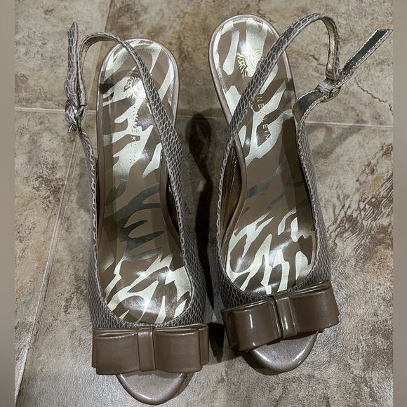 Anne Klein Faux Snakeskin Heels - Picture 2 of 3